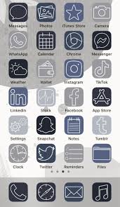 Looking for some cool & aesthetic app icons? Aesthetic Ios14 Iphone App Icons 50 Navy Blue Grey App Icons Ios14 App Icons Bundle Widget App Icon Pack Png App Icon App Iphone Apps