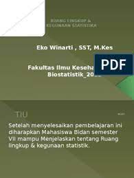 Ruang lingkup teknik industri adalah suatu hubungan yang terintegrasi antara manusia, mesin, material, informasi, dan energi tersebut. Ruang Lingkup Dan Kegunaan Statistika