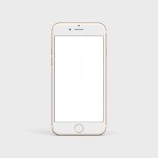 White Mobile Iphone 7 Front View For Any Designer That Is Looking To Display Their Design Professionally This Pho Phone Mockup Iphone Mockup Psd Template Free