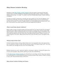 Sending out baby shower invites is an important part of organizing a baby shower. Baby Shower Invitation Wording