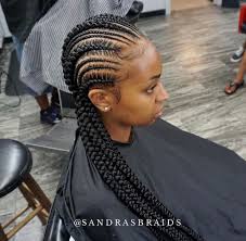 8 Gorgeous Braid Up Styles By Master Braider Sandrasbraids You Have To See Gallery Black Hair Informat Natural Hair Styles Cornrow Hairstyles Big Cornrows