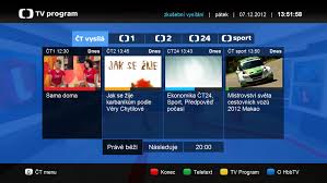 Arena sport 1 arena sport 2 čt sport digi sport 1 digi sport 2 digi sport 3 eurosport 1 eurosport 2 golf channel nova sport 1 nova sport 2 o2 sport web sport v tv byl spuštěn v v březnu 2020 jako sportovní program na míru.. Ceska Televize Spustila Tv Program Pro Hbbtv Ct24 Ceska Televize
