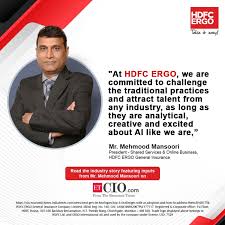 Hdfc ergo is a 51:49 joint venture between hdfc and ergo international www.hdfcergo.com. Rohit Barjatya Senior Project Manager Digital Innovation Hdfc Ergo General Insurance Linkedin