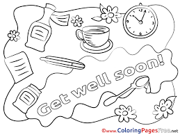 Find more get well coloring page pictures from our search. Clock Download Get Well Soon Coloring Pages