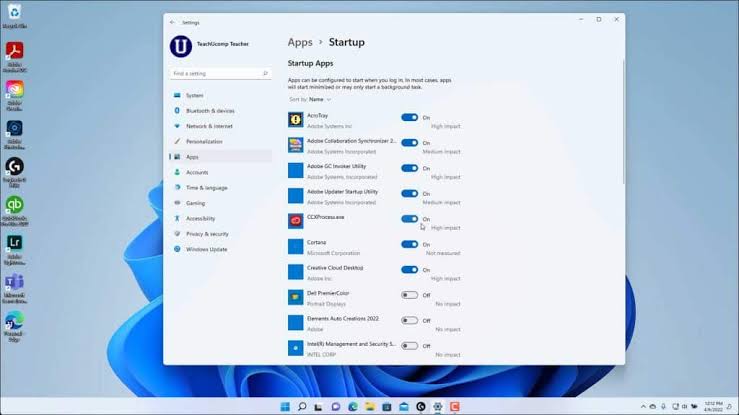 How to Change Startup Apps in Windows 11- Instructions