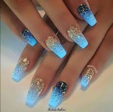 The Most Glamorous Nail Ideas For New Years Eve Blogmas Day 21 Annabelannunziata Classy Nail Designs Nail Designs Glitter Blue Acrylic Nails Don't forget to rate and comment if you interest with this acrylic nails tutorial professional design. nail designs glitter blue acrylic nails