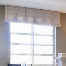 Window valance rod pocket 54 wide by 35 length fulton fabric. Modern Box Pleated Valances For Modern Homes