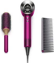 Amazon Com Dyson Supersonic Hair Dryer Limited Edition Gift Set Fuchsia Nickel Home Kitchen
