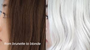 How i went platinum blonde at home. Bleaching To Platinum Blonde At Home Dahyeshka Youtube