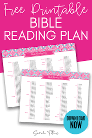 Bible Reading Plan Sarah Titus