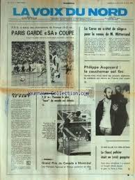 Gratuit Voix Du Nord La No 12111 Du 12 06 1983 La Corse En Etat De Siege Pour La Venue De Mitterrand Philippe Augoyard Le Cauchemar Est Fini Les Spo Le Cauchemar Athletisme Nord