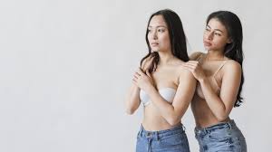 Beautiful asian model wallpaper 1920x1080. Hispanic Woman Touching Asian Female In Lingerie Free Photo Nohat Free For Designer