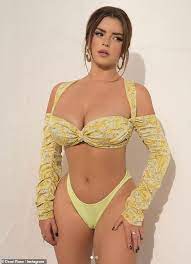 Reddit gives you the best of the internet in one place. Demi Rose Makes The Most Of Her Very Ample Curves In A Yellow Bardot Sleeve Bikini Top Latest Celebrity News