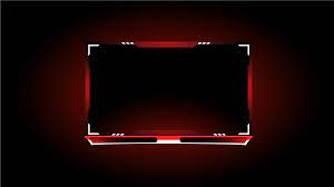 Facecam Overlay Icone Dei Social Media Fuoco
