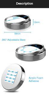 car vehicle blind spot mirror rear view mirrors hd convex glass 360 degree view adjustable mirror blind spot mirrors adjustable mirror rear view mirror
