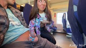 Handjob im zug
