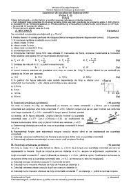 În cadrul examenului de bacalaureat, fizica are statutul de disciplină opțională. Subiecte Èi Barem FizicÄ Bac 2018 Subiectele Èi Baremul De Corectare La Bacalaureat 2018 Stirileprotv Ro