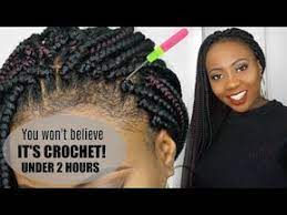 How To Crochet Box Braids Tutorial Free Parting Looks Soo Real You Won T Believe It Youtube Crochet Box Braids Box Braids Tutorial Box Braids