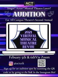 There will be no open call this year. 2021 Virtual Musical Theatre Revue Auditions University Of Tennessee Knoxville