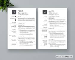 Cv Template For Ms Word Curriculum Vitae Simple And Clean Cv Template Editable Cv Template Cover Letter 1 2 And 3 Page Resume Professional Resume Basic Resume Instant Download Cvtemplates Co Nz