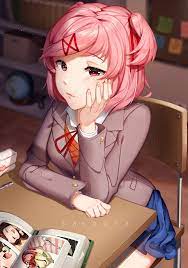Search within natsuki (doki doki literature club!) Natsuki Doki Doki Literature Club Image 2810968 Zerochan Anime Image Board
