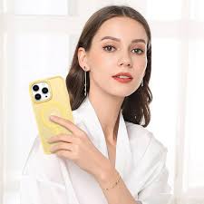 Telaso Capa para iPhone 15 Pro Max, capa de celular para iPhone 15 Pro Max  compatível com Magsafe translúcido fosco traseiro TPU bumper de grau ...