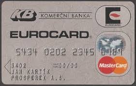 Check spelling or type a new query. Bank Card Kb Eurocard Komercni Banka Kb Czech Republic Col Cz Mc 0028