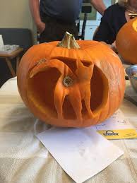 Use a gouging tool to etch the cat and mouse whiskers. 11 Awesome Cat Pumpkin Carving Ideas