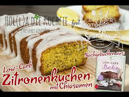 Nach und nach buttermilch, vanillezucker, zimt, chiasamen, backpulver und erst am schluss das mehl unterrühren. Zitronenkuchen Mit Chiasamen Low Carb Rezept Youtube
