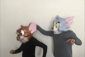 Tom And Jerry Mask In 2020 Tom And Jerry Diy Mask Photo Mask