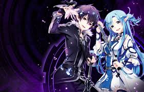 Collection of the best yuuki asuna wallpapers. Cool Sword Art Online Kirito And Asuna Wallpaper Wallfree