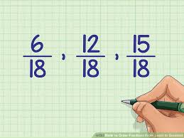 3 Ways To Order Fractions From Least To Greatest Wikihow