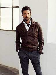 How To Wear The Leather Jacket Well Dressed Men Mens Outfits Stylish Men