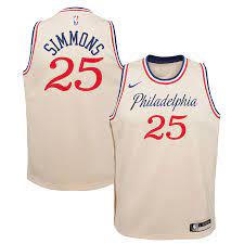 Your sixers eye a window of opportunity, so gear up with philadelphia 76ers apparel from fanatics.com. Youth Nike Ben Simmons Cream Philadelphia 76ers Swingman Jersey City Edition