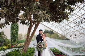 Bride Groom Botanical Garden Fort Wayne Wedding Wedding Indiana Wedding