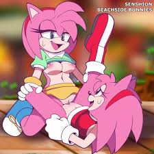 Amy Scissoring herself [BeachsideBunnies and Senshion]