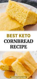 This Easy Homemade Cornbread Recipe Is Gluten Free Low Carb And Keto Friendly It Is A Healthy Version Wi In 2020 Corn Bread Recipe Cornbread Easy Homemade Cornbread