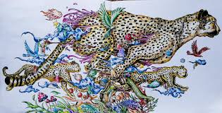 Home › 96 pages animorphia coloring book for adults. Cheetah From Animorphia Coloring Book Colored With Marco Raffine Colored Pencils If You Would Like To See More Of My Work Check Out My Instagram Profile Same Username Happy Coloring Adultcoloring