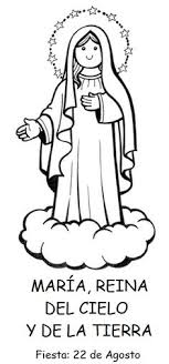 Animado Imagenes De La Virgen Maria Para Dibujar Unas Decoradas Virgen hablando con los ninos para colorear. animado imagenes de la virgen maria