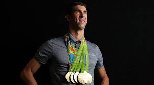 How many silver medals does michael phelp's have in total? Great Performers Academy