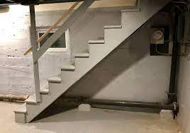 Waterproofing A Concrete Basement Wall With A Staircase In The Way Home Improvement Stack Exchange