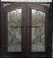 Double entry doors are a great way to increase a home's accessibility, boost its curb appeal, or open up provia's extensive product line—organized into 4 collections—offers strong fiberglass and smooth steel entry doors that can be. Wrought Iron Double Door Safety Entry Door Steel Front Main Door With Corner Glass Scroll Buy Front Entry Steel Doors For Sale Residential Steel Double Entry Doors Stainless Steel Front Door Product On