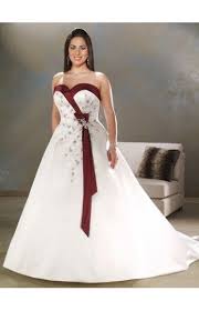 Sayumi Plus Size Wedding Dresses With Color Burgundy Wedding Dress Red Wedding Dresses Plus Size Wedding Gowns