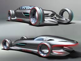 Silver Arrow Mercedes Benz Concept Car In Silver Lightning Futuristic Racing Car Futuristicheskie Avtomobili Konceptualnye Mashiny Avtomobil Lamborghini