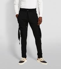 Amiri is a modern luxury brand founded in 2014 by designer mike amiri. Amiri Black Cargo Sweatpants Harrods Uk