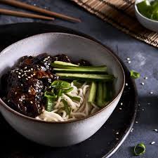 Koreanische Jajangmyeon Rezept Lebensmittel Essen Nudeln Selber Machen Koreanisches Essen