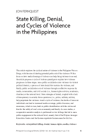 Extrajudicial Killing Research Papers Academia Edu