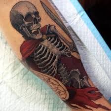 Sparta tattoo milady horákové 851/84 170 00 praha 7. Spartan Skeleton Tattoo On Leg