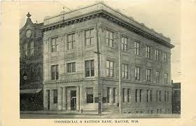 Racine Commercial And Savings Bank Later When It Was The American Bank Trust Company It Was Robbed By Dillinger Racine Trust Company Wisconsin