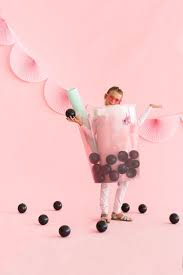 Boba Tea Costume Diy Costumes Kids Classroom Halloween Party Diy Party Planning